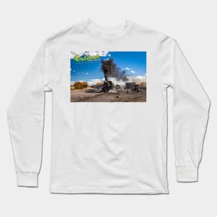 Rio Grande Southern 20 Steam Locomotive at Antonito Colorado Long Sleeve T-Shirt